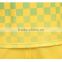 2016 100% polyester polyester yellow grid soccer uniforms