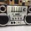 DJ Boombox speaker with Battery USB/SD MP3 Player And Recorder powered dj speaker