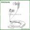 Portable Magnetic water proof audio sport music earpieces earbuds earphone splitter with mic