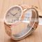 Fashion OEM Design Wooden Quartz Men Women Watches Casual Wood Style Leather Strap Watch Wood Male Wristwatch Hot 7 Colors