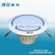 China white aluminum led down lighting energy efficiency downlight 9w dimmable led down lamp