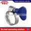 Stainless steel clamps PVC plastic tube quickfist rubber clamp