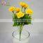 7 heads artificial rose flower with grass bouquets with glittering dewdrop