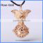 Wholesale Copper Angel Wings Cage Sound Bell Beads Harmony Pregnancy Necklace Pendants BAC-M008