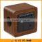 Stereo Bluetooth Wooden Speaker Box , 3W+3W with Alarm Clock