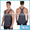 Lycra fabric mens workout tank top outfits open back fitness dri fit tank tops                        
                                                Quality Choice