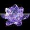 Romantic Crystal Glass Decorative Flower Handmade Lotus Flower