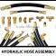 Flexible Hydraulic Hose for Loader , Hydraulic Hose assembly With Fitting