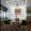 Wide aluminum profile recessed for led linear light