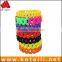 Newest fashion colorful silicone chain bracelet, silicone chain link bracelet