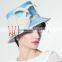 Lady Blue Sinamay Straw Fashion Hat