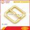 Plating light gold color square buckles making in zinc alloy