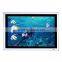 2016 new design wall-hanging android LCD advertising player with infrared touch screen