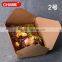 take away food grade paper box for noodle lunch