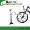 Well Design Solid Made Bicycle Floor Pump with accurate pressure gauge