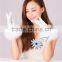 Genuine Fur Leather Gloves With Fox Fur Trim Snow White Fur Lined For Girls