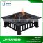 Outdoor Rectangle Slate Fire Pit