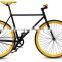 Chinese fixed gear bike Hi-ten Steel Road Bike 26'' light wheel road bike