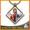 Free mould fee Europe christian jesus souvenir printed antique metal keychain