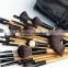 Wood handle cosmetic brush / makeup brush kit / portable makeup kits