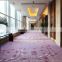 Purple pattern cut and loop pile broadloom carpet for hotel