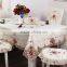 New style hot sale custom embroidery 100%cotton table cloth