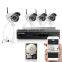 Zmodo cctv design-private outlook mold style network HD 720P H264 wireless NVR kits with 720p night view IP security camera