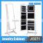 Fashion jewelry wholesale wooden cabinet free standing mdf with mirror