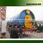 2016 High quality 10 tons waste plastic pyrolysis plant with improved technology