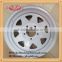 6JX15 white trailer car wheel rims for sale