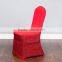Silver Glitter Spandex Dining Chair Cover