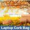 Unique Style Natural Oak Bark Anti impact Cork Laptop Pouch Bag for Universal Laptop Tablet MacBook iPad Lenovo Yoga Case Bag