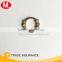 fashion zinc alloy double rings metal decorative rhinestone buckle