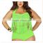 High waist tassel solid sexy beach sexy fat mature women bikini DZX-201524