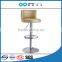 TB modern rotable lift chrome steel bar chair