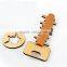 wooden adult toys brain teaser interlock puzzle toy