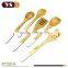 5 pcs paint coating acacia wooden kitchen tools set