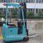 cute shape low price good performance 3 wheel forklift truck powered by battery