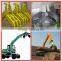 Hitachi zx68usr Rotating type hydraulic wood grapple for excavator