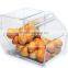 custom clear plexiglass food display case