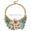 Factory Sale low price colorful flower necklace from China