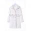 British Royal Style White Long Winter Coat For Girls
