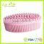 Eco-friendly silicone soft baby bath brush, shower/spa silicone massage brush