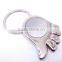 custom metal blank logo keyrings