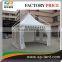 aluminum gazebo 5x5m in white PVC fabric and aluminum frame