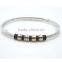 Cable Wire Bangles Made of 316L Stainless Steel for Men Customized