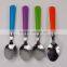 Multi Color Knife Fork Spoon 12Pcs Stainless Steel Cutlery Set With Basket