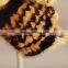 Fashion black and brown mink fur knitted gloves/lovely real fur mitts