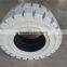 solid forklift white tire 7.00x12 wheel made in china
