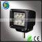 High power black aluminum housing 18w 12v led work light